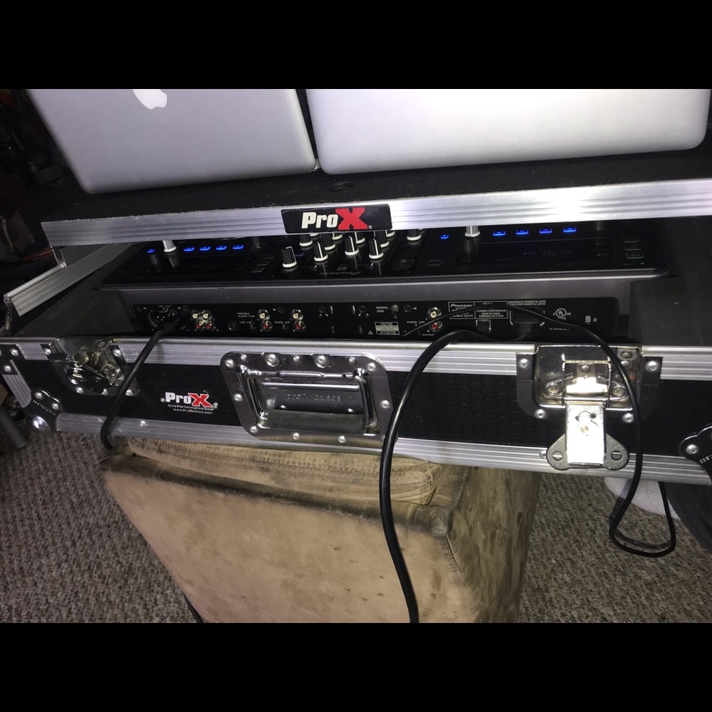 Black and Gray audio mixer plus case, a steal !!!